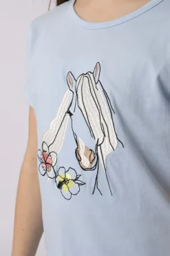 Online horze Soena t-skjorte til barn IceWater