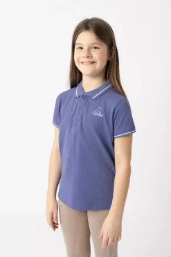 Hot horze Sohra funksjonell poloskjorte til barn IceWater