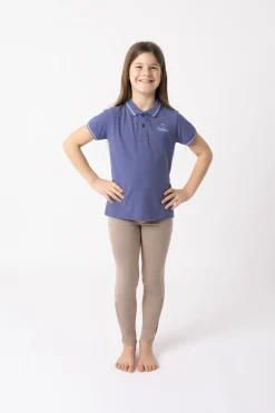 Hot horze Sohra funksjonell poloskjorte til barn IceWater