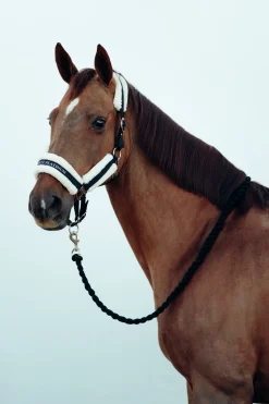 Outlet horze Stanford grime med fuskepels Black