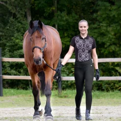 Hot horze Sydney jodhpursko i lær Black