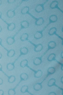 Hot horze Tara ridebukser med høyt liv, helforsterket, barn CorydalisLightBlue