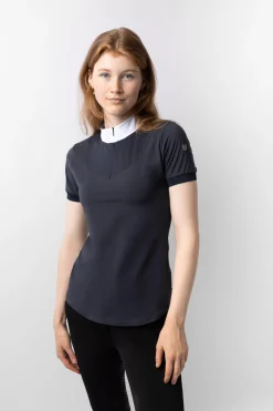 Outlet horze Taylor teknisk skjorte, dame DarkNavy