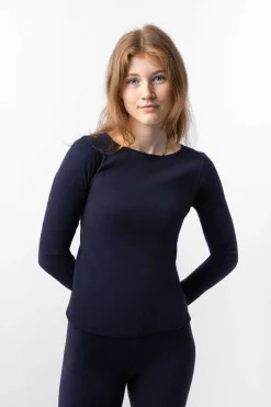 Clearance horze Tess Termisk undertøysskjorte Polarblue