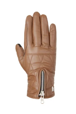 Hot horze Theresa vinterhansker i vegansk lær, dame Brown