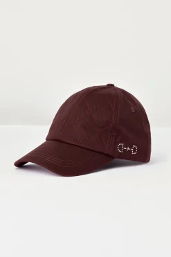 Online horze vattert caps, dame BurgundyRedMahogany