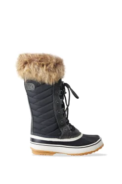 Sale horze vintersko med pelsfôr til dame AsphaltDarkGrey