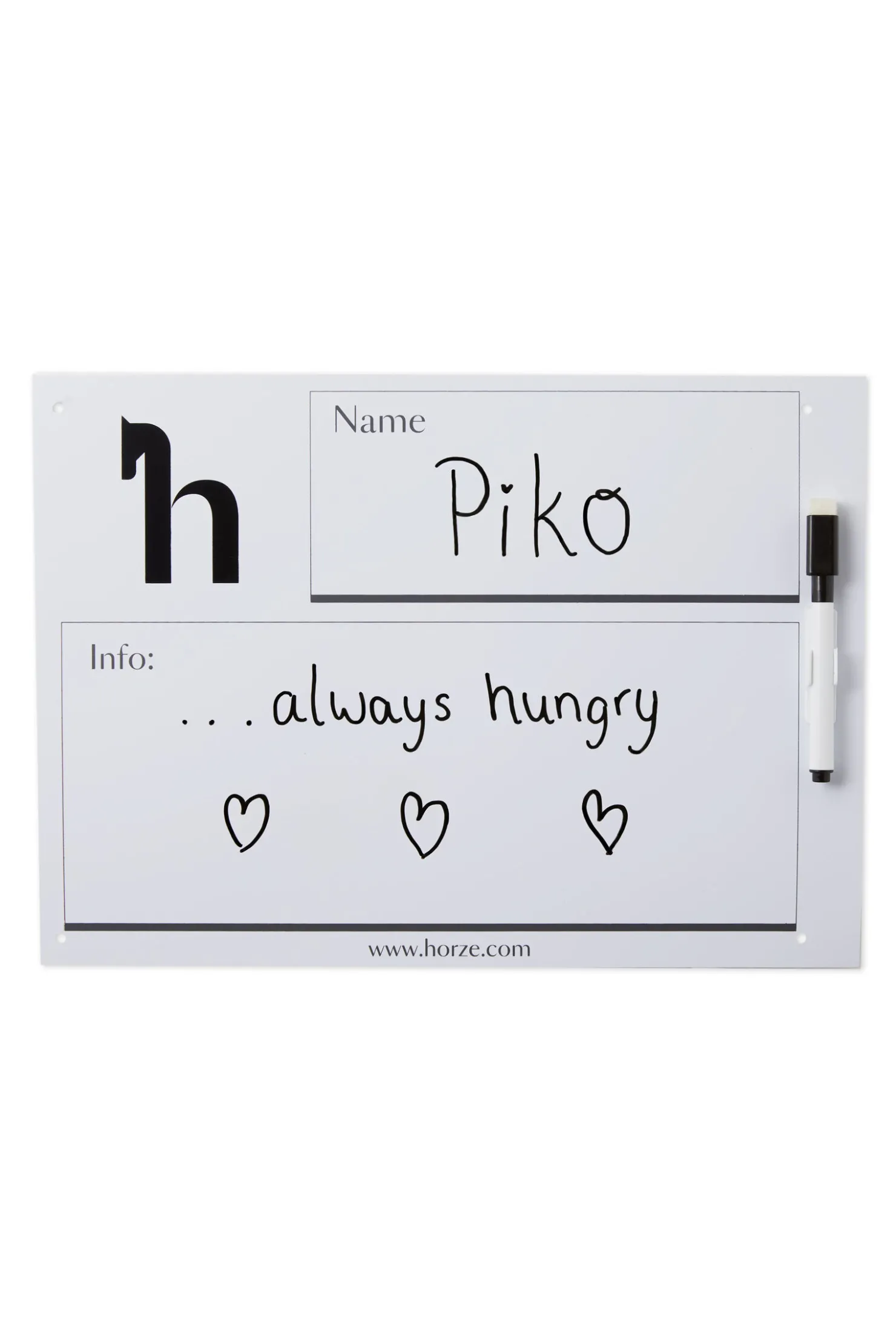 Hot horze whiteboard WH/AB