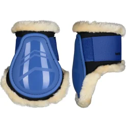 New horze Windsor bakbeinsbelegg med fuskepels Blue