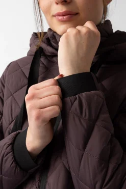 Sale horze Young Rider IMELDA fôret ridejakke, dame Fudge/BurgundyBrown