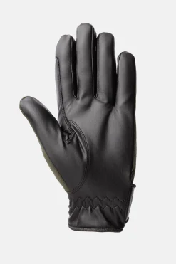 Online horze Young Rider PERLA helårs ridehansker Kambada/DragonDarkGreen