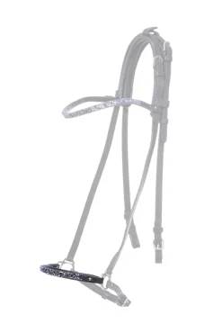 Sale kavalkade Blár Dropped Noseband Piece for Kjartan Icelandic Bridle Black/Blue