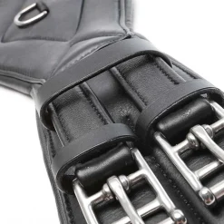 Discount kavalkade Comfort kort gjord i mykt lær Black