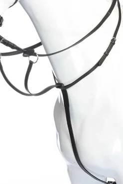 Hot kavalkade Ecoline martingal med stoppere Black