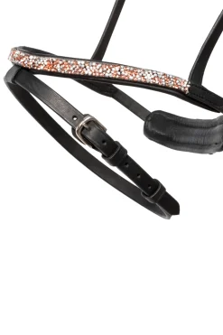 kavalkade Ferskja English Noseband for Aradis Icelandic Bridle Black