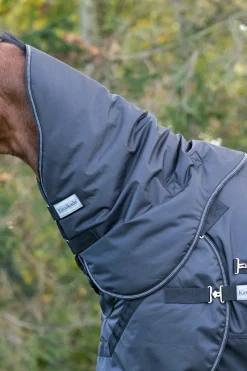 Hot kavalkade Halifax hals for 2-i-1 Utedekken og Walker-dekken black/black-white