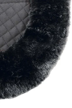 New kavalkade halvpad i ull med lommer Black