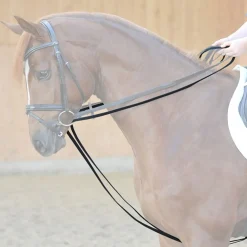 Sale kavalkade innspenningstøyler, 16 mm, lær Black