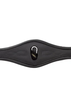 Clearance kavalkade Soft Comfort lærgjord med strikk Black