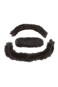 Clearance kavalkade Spare ekstra saueskinnspolstring til hodelag Ivy Black