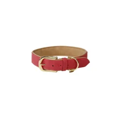 Best kentuckydogwear Kentucky Dogwear Soft Vegan lærhalsbånd Red/Beige