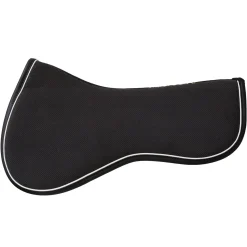 Outlet kentucky Horsewear Absorb anatomisk halv-sjabrak med saueskinn Black