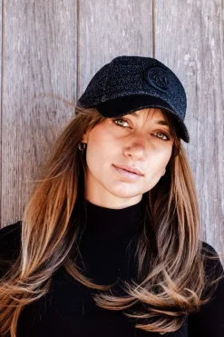 Outlet kentucky Horsewear Glitter baseballcaps Black