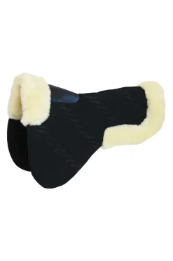 Outlet kentucky Horsewear Impact Equalizer halvpad med saueskinn Black