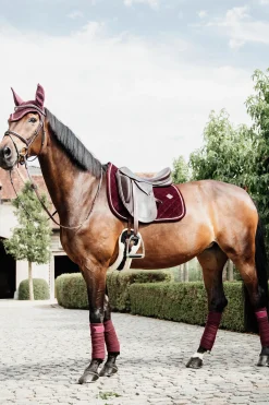 Sale kentucky Horsewear Polar Fleece Polos BurgundyDarkRed