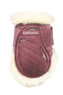 Outlet kentucky Horsewear Vegansk saueskinn Young Horse Fetlock Boots Velvet oldrose