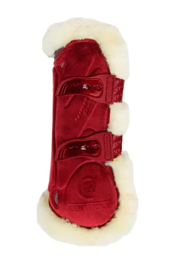 Outlet kentucky Horsewear Vegansk saueskinn Bambus Elastiske fløyels senestøvler red