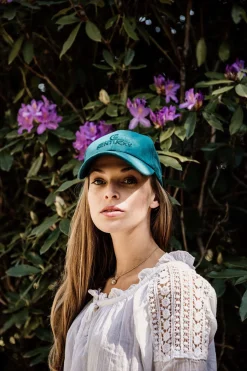 Outlet kentucky Horsewear Velvet caps EmeraldGreen