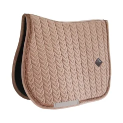 Clearance kentucky Horsewear Velvet Pearls Dressage Saddlepad Beige
