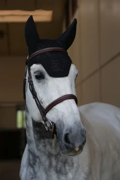 New kentucky Horsewear Wellington ørehette lydtett Black