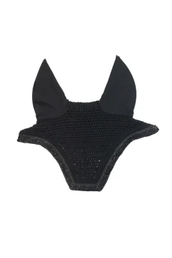 Discount kentucky Horsewear Wellington Glitter Stone ørehette, lydløs Black