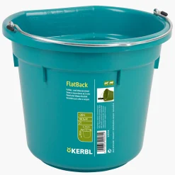 Clearance kerbl FlatBack fôr- og vannbøtte, ca. 20 liter AquiferBlue