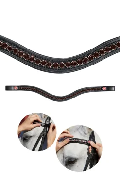 Sale kieffer FlexiLoop® Crystal pannebånd Black/Brown