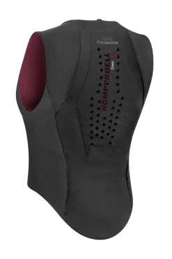 New komperdell Ballistic FlexFit Slim ryggbeskytter Black/DarkRed