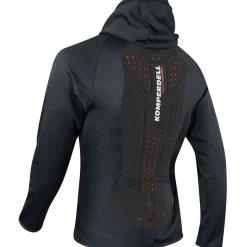 Clearance komperdell hettegenser ryggbeskytter, herre Black/Orange