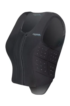 Best komperdell sikkerhetsvest, frontglidelås, slim fit Black