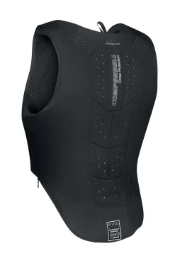 Outlet komperdell sikkerhetsvest, frontglidelås, normal passform Black