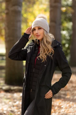 Online lemieux Amelie Waterproof Lightweight Riding Coat Black