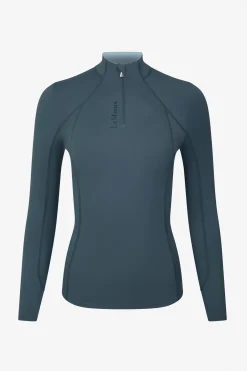 Clearance lemieux Base Layer med glidelås Petrol