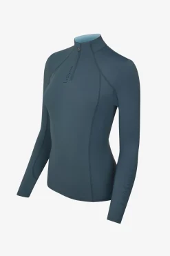 Clearance lemieux Base Layer med glidelås Petrol