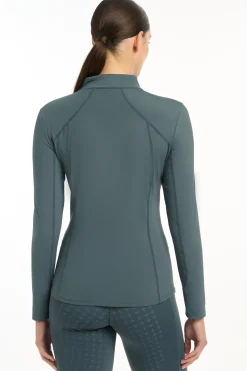 Clearance lemieux Base Layer med glidelås Petrol