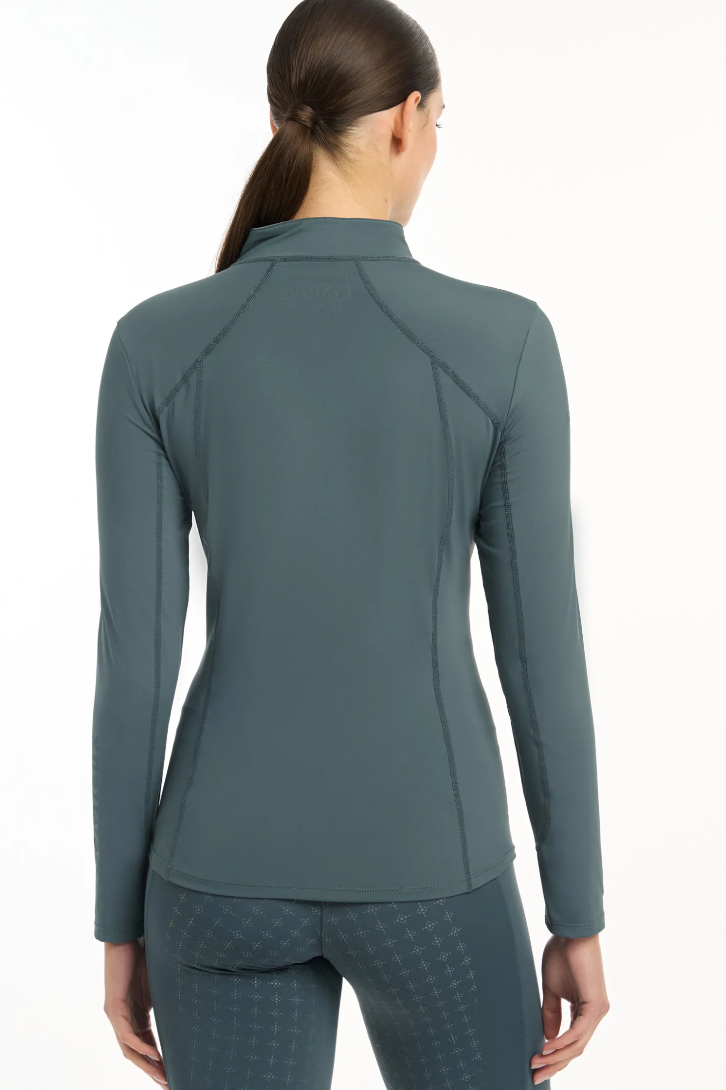 Clearance lemieux Base Layer med glidelås Petrol