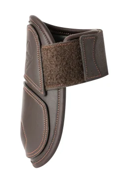 lemieux Capella bakbeinsbelegg i lær Brown