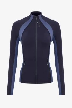 Hot lemieux Carly Zip Through Shirt Navy