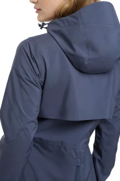 lemieux Dame Lang Regnjakke Grace DuskBlue