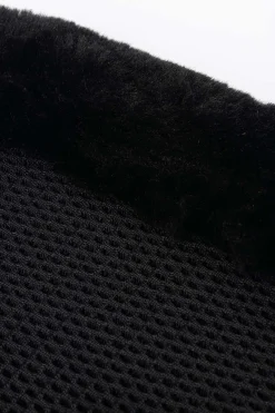 Clearance lemieux Mesh Belegg med fleecekant Black/Black